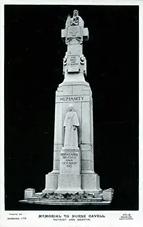 Frampton: Nurse Edith Cavell Statue - St. Martin's Place, London