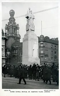 Frampton: Nurse Edith Cavell Statue - St. Martin's Place, London