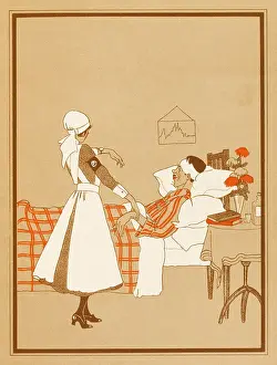 Joyce Dennys: NURSE FEELS A PULSE 1917