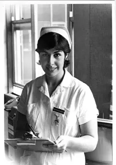 Clipboard: Nurse holding a clipboard