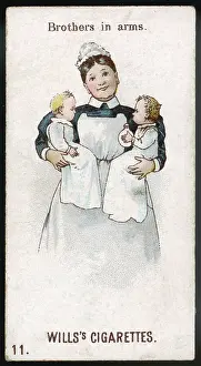 Nannies: NURSE HOLDS TWINS