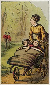 Nannies: NURSE WITH KIDS IN PRAM