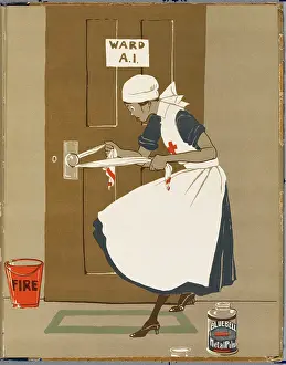 Joyce Dennys: NURSE POLISHING/DENNYS