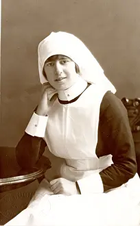 The Royal College Of Nursing: Nurse Sitting at Table, W. Hughes