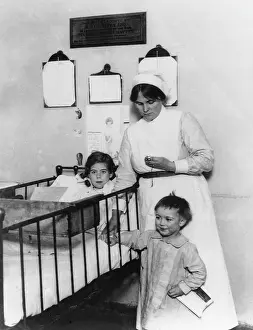 Bruce Castle Museum: Nurse Taking Child's Pulse