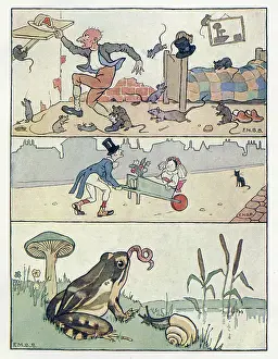 Wheeling: Nursery Rhymes -- three illustrations