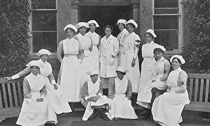Dugdale: Nurses at Egginton Hall Hospital, WW1