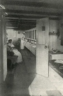 Ambulances: Nurses inside the river ambulance Geneva Cross
