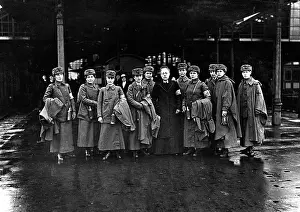 Agnes: Nurses in their new field uniform, 1914