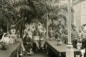 Orderly: Nurses & patients, Winter Garden, Quex Park