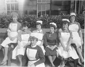 Matron: Nurses, sister, matron outdoors