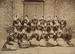 Withington: Nurses at Withington, Lancashire