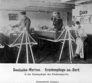 Usual: Nursing aboard a German warship, 1904