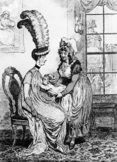 Attendants: Nursing mother with nanny, 1796