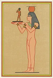 NUT HOLDING FIGURINE
