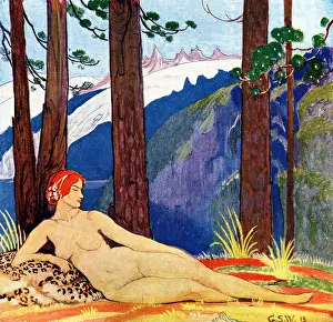 Reclined: The Nymph Of The Mountain