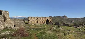 Nymphaeum: Nymphaeum, basilica and agora, Aspendos, Turkey