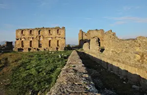 Nymphaeum: Nymphaeum and basilica, Aspendos, Turkey