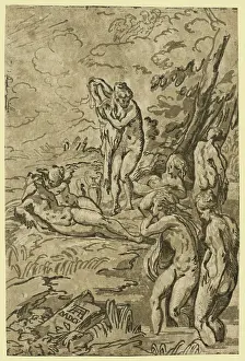 Nymphs: Nymphs bathing