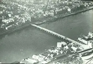 Simmonds: O E Simmonds aerial view of Bideford Devon