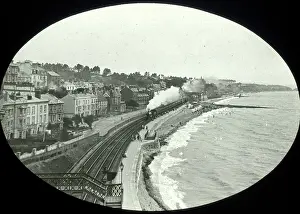 Simmonds: O E Simmonds aerial view of Dawlish Devon