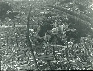Exeter: O E Simmonds aerial view of Exeter Devon
