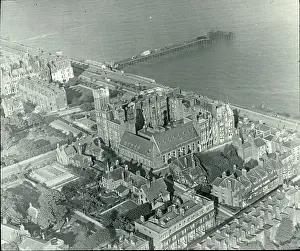Ramsgate: O E Simmonds aerial view of Granville Hotel Ramsgate Kent