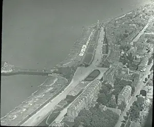 Herne: O E Simmonds aerial view of Herne Bay Kent