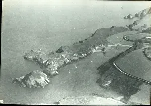 Simmonds: O E Simmonds aerial view of Ilfracombe Devon