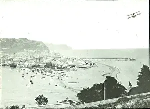 Teignmouth: O E Simmonds aerial view of Teignmouth Devon