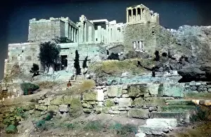 Propylaea: O E Simmonds view of the Temple of Athena Nike