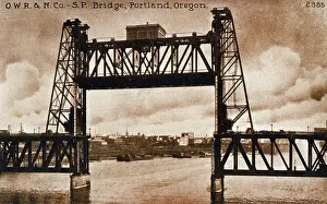 Oregon: O. W. R. and N. Co. - S. P. Bridge, Portland, Oregon, USA