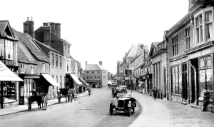 Oakham: Oakham, High Street 1927