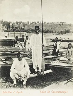 Ferryboat: Oarsmen and their boats - Eyup