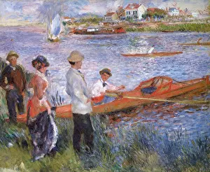 Sculls: Oarsmen at Chatou, by Renoir