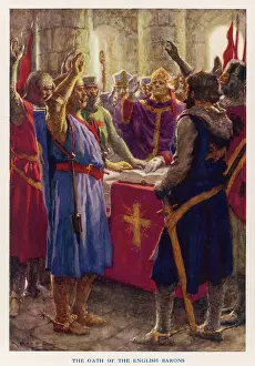 Liberties: OATH OF THE BARONS 1214