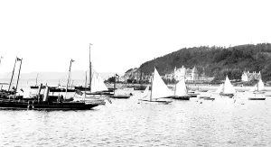 Strathclyde: Oban, Ships in the Bay 1901