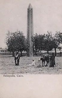 Heliopolis: Obelisk at Heliopolis, Cairo, Egypt