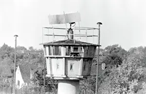 Dismal: Observation tower near Berlin Wall, Berlin, Germany
