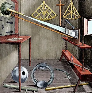 Telescope: Observatory and astronomical instruments by Johannes Heveliu