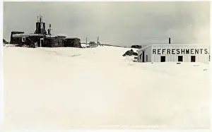 Nevis: Observatory and Refreshment hut at the summit of Ben Nevis