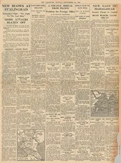 Stulpnagel: The Observer front page Battle of Stalingrad
