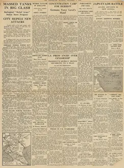 Herriot: The Observer front page Battle of Stalingrad