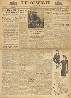 Paratroops: The Observer front page Revolution in Argentina