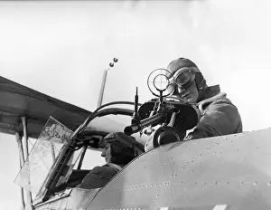 Replaced: An observer and the pilot of an Hs 126 during an exercise in