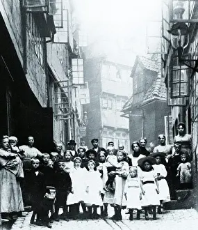 Occupants: Occupants of a street in the working quarter of