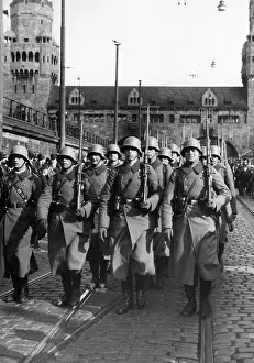 Remilitarization: Occupation of the Rhineland after 07.03.1936