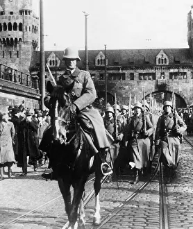 Remilitarization: Occupation of the Rhineland on 07.03.1936