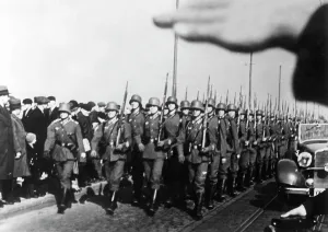 Remilitarization: Occupation of the Rhineland on 07.03.1936