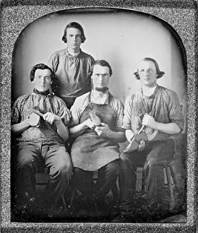 Cobblers: Occupational group portrait of four cobblers, ?